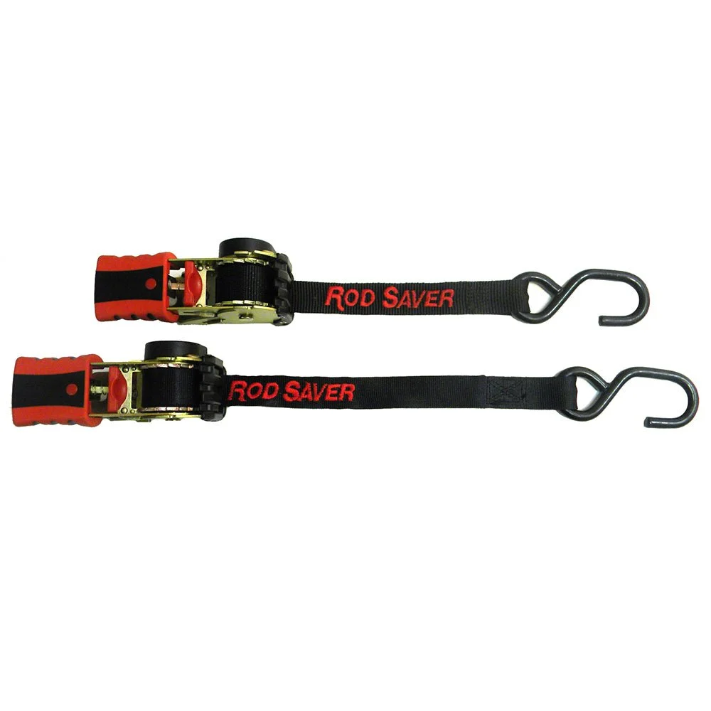 Rod Saver Mini Retractable Tie Down - 50" - Pair – Marine Boat Replacement Part