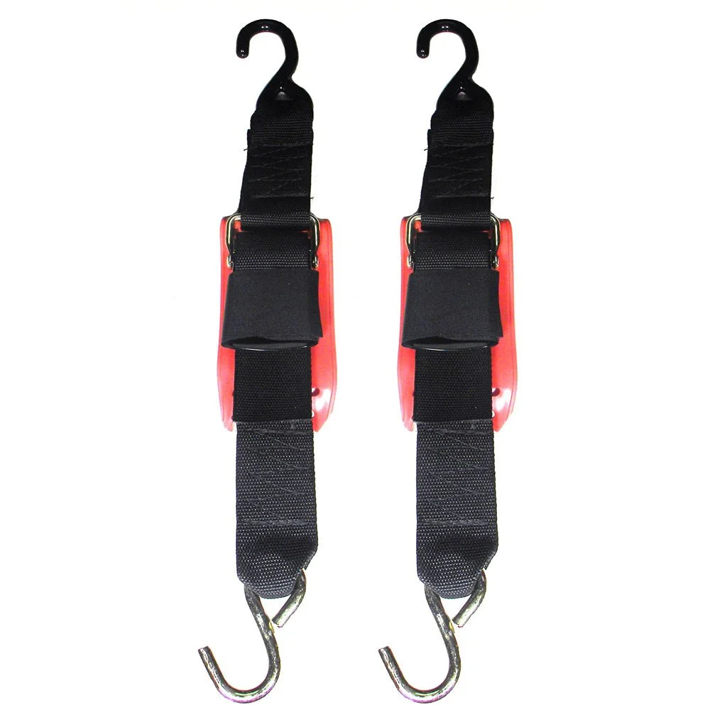 Rod Saver Quick Release Trailer Tie-Down w/Vinyl Pad - 2" x 4' - Pair – Marine Boat Replacement Part