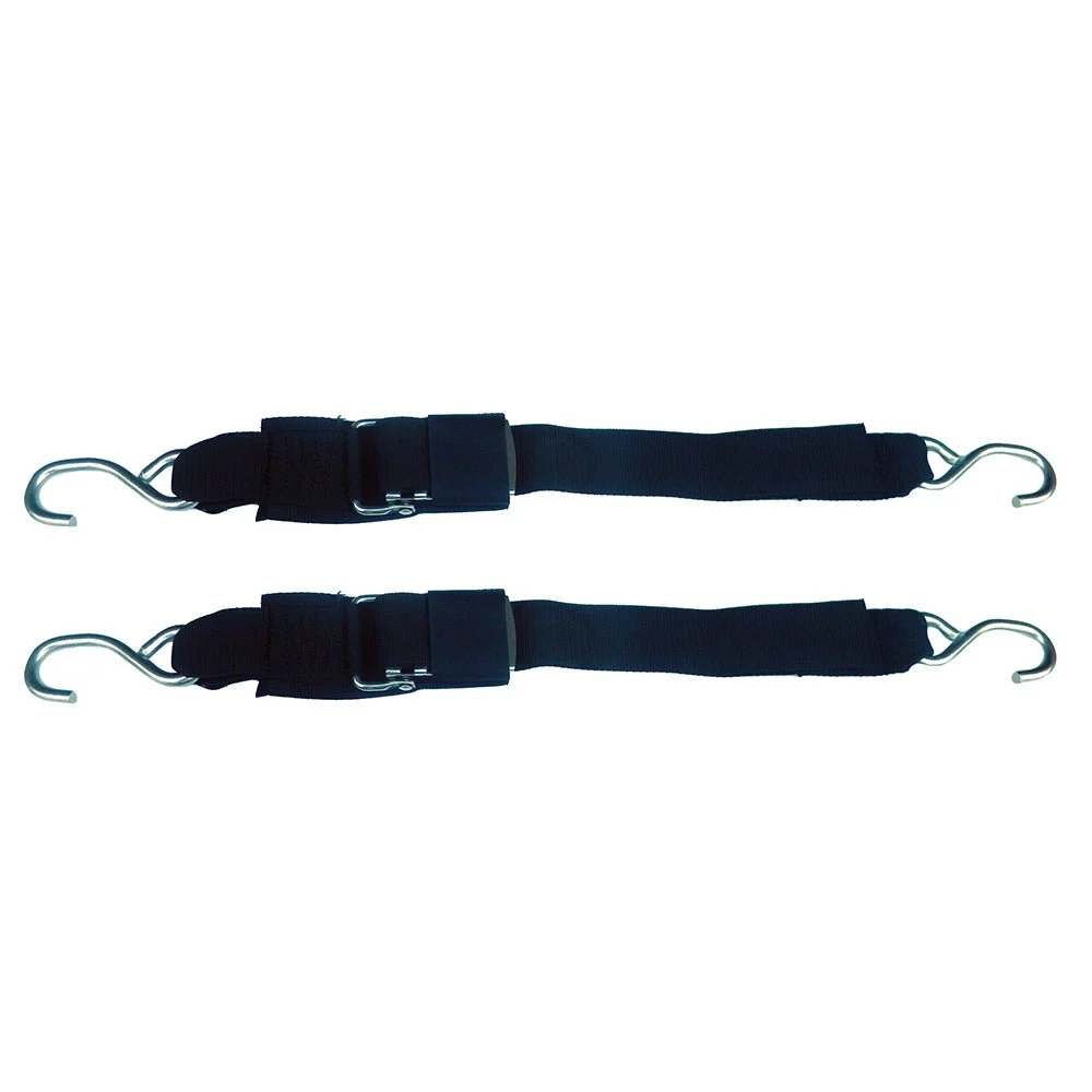 Rod Saver Stainless Steel Quick Release Transom Tie-Down - 2" x 6' - Pair – Marine HVAC Replacement Part