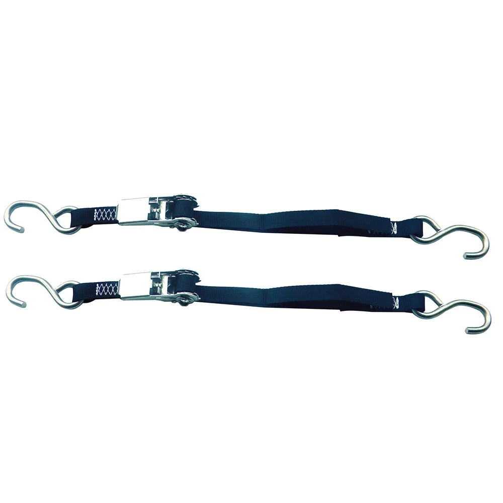 Rod Saver Stainless Steel Ratchet Tie-Down - 1" x 4' - Pair – Marine Boat Replacement Part