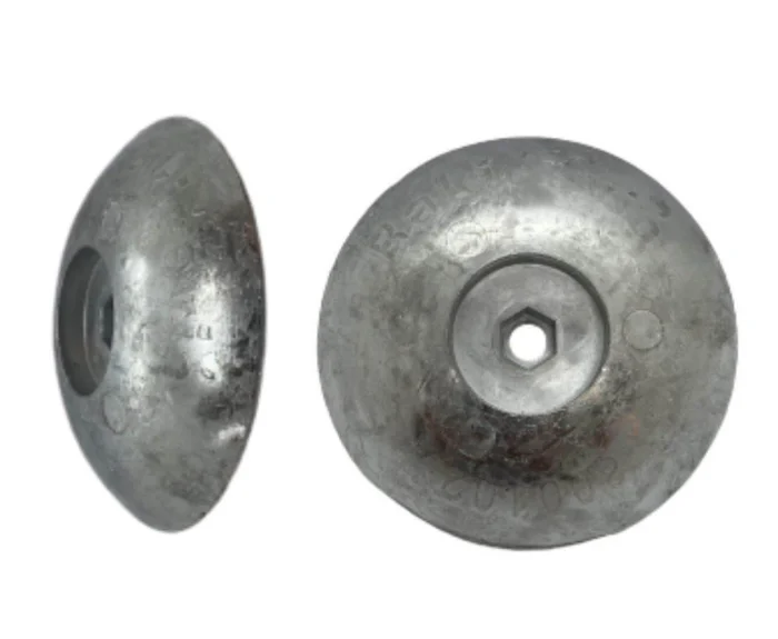 Zinc anode rudder - DIA:2 ³/₄", 0.440 lb, 2-PACK