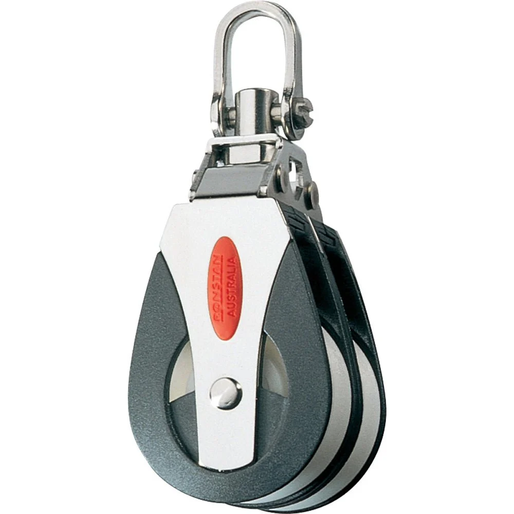 Ronstan Series 40 All Purpose Block - Double Block - Full Swivel Head – Marine Boat Replacement Part