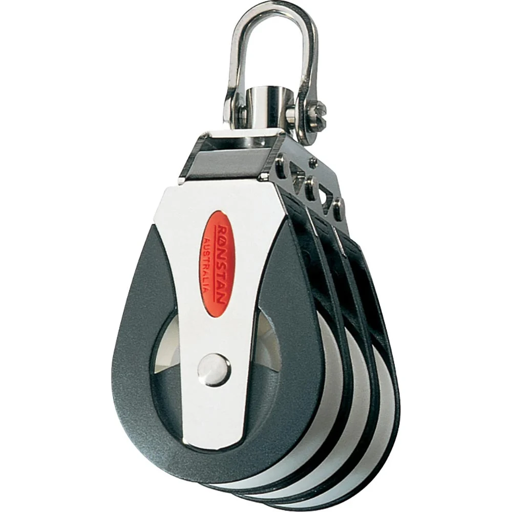 Ronstan Series 40 All Purpose Block - Triple - Swivel Head – Marine Boat Replacement Part