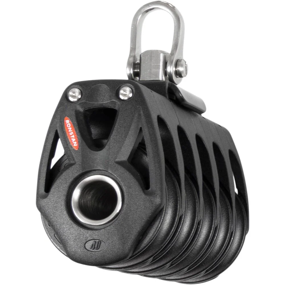Ronstan Series 40 Orbit BB Quin Block w/Swivel Shackle – Boat Pump & Plumbing Part