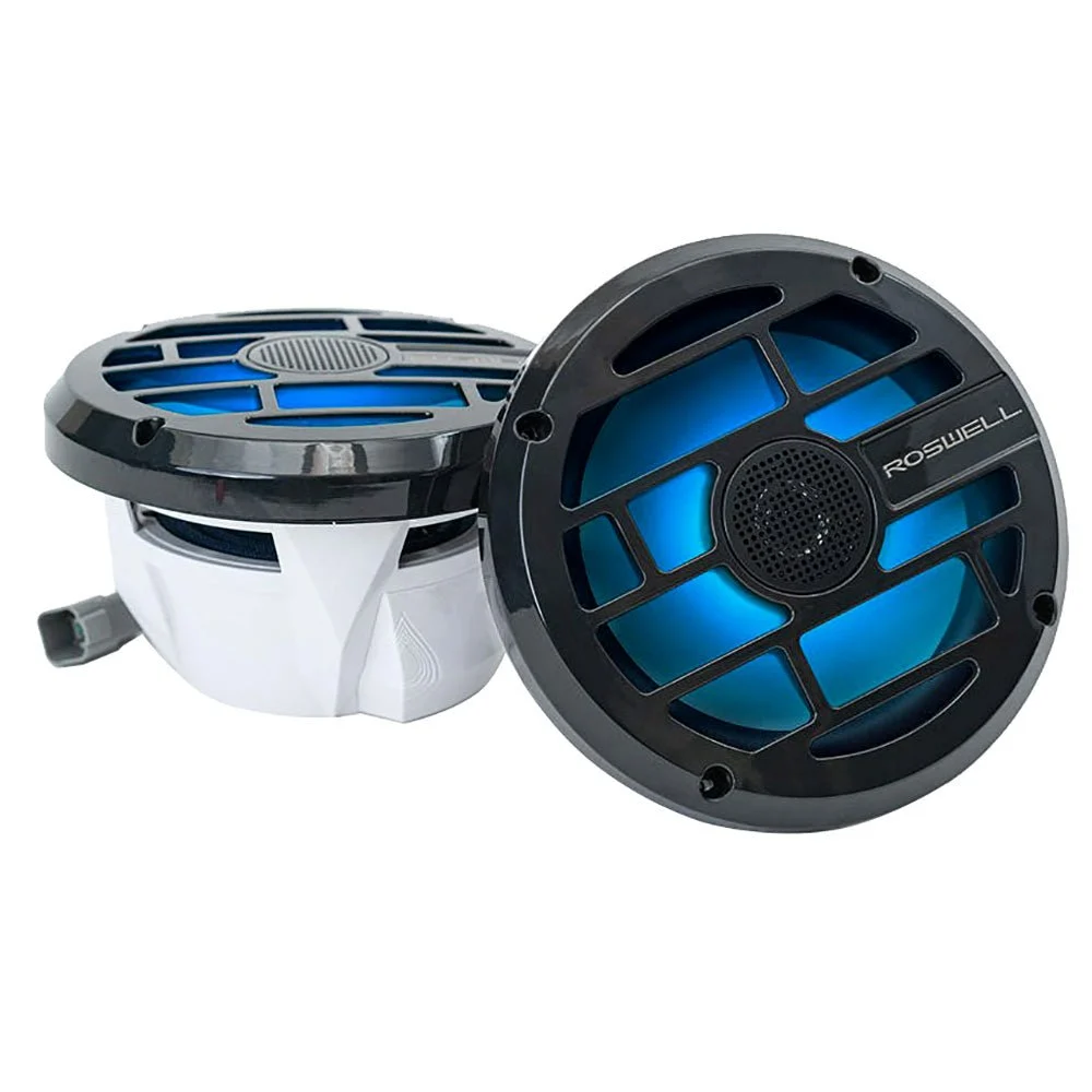 Roswell Marine Roswell R Series 7.7” Marine Speakers - Anthracite Grille - 80W RMS & 160W Peak Power