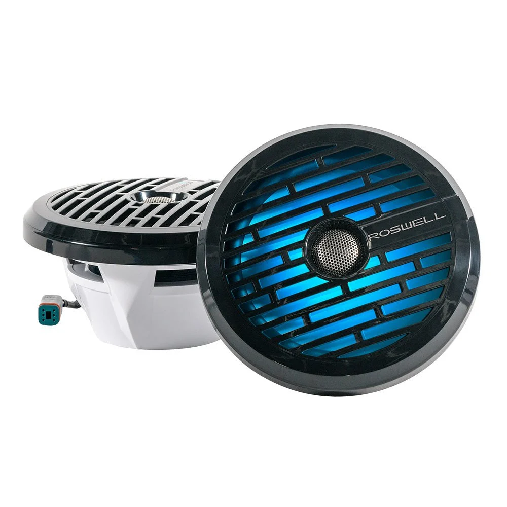 Roswell Marine Roswell R1 8” Marine Speakers - Black - 100W RMS & 200W Peak Power