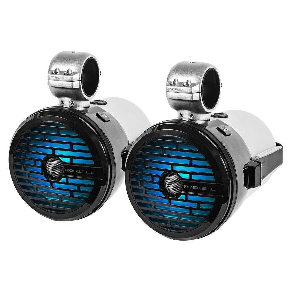 Roswell Marine Roswell R1 8” Tower Speakers - Black - 100W RMS & 200W Peak Power