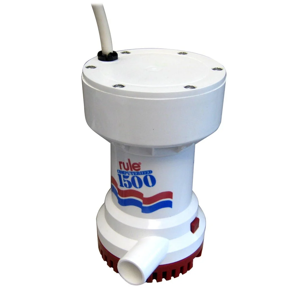 Rule 1500 G.P.H. Automatic Bilge Pump – Marine Boat Replacement Part