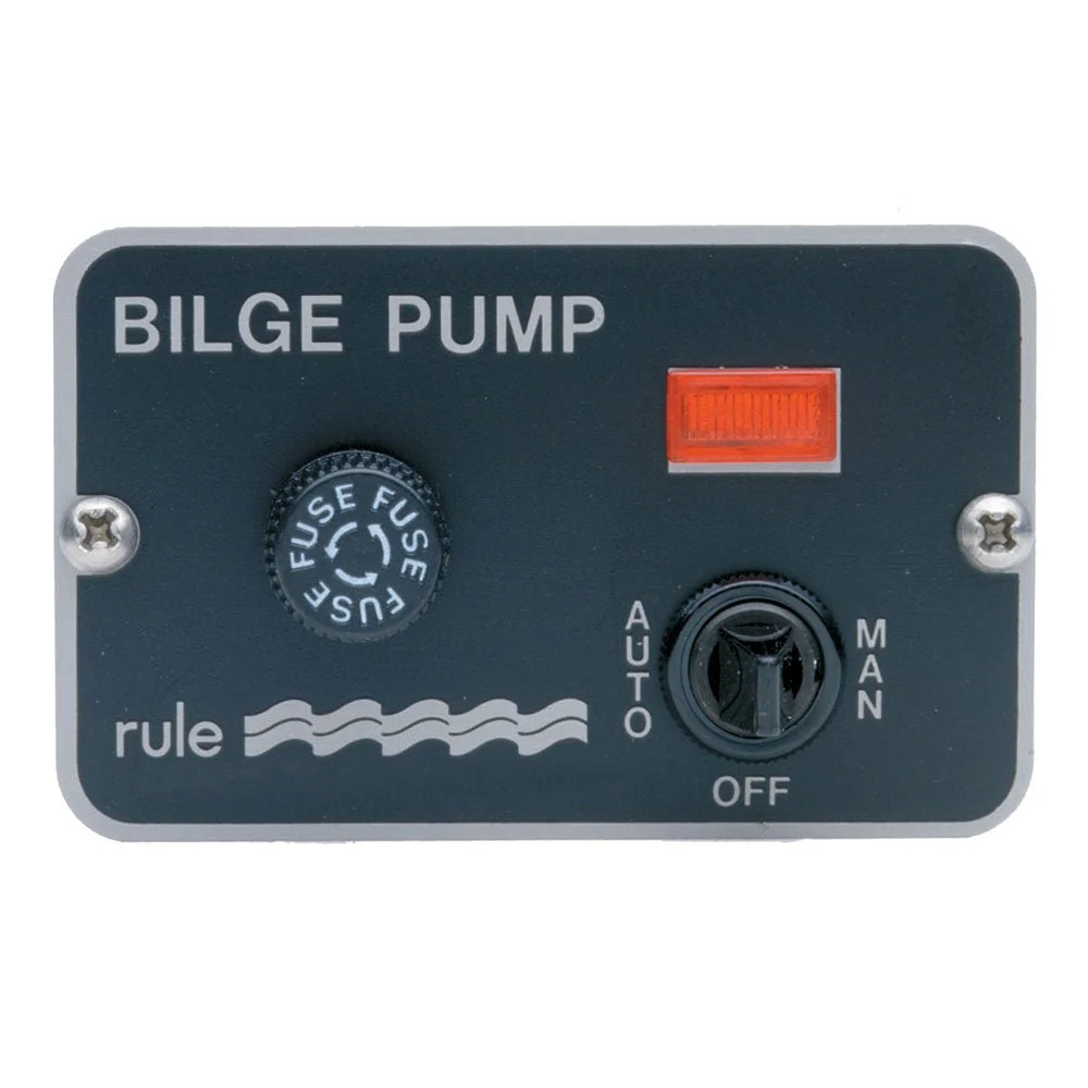 Rule Deluxe 3-Way Panel Lighted Switch – Marine Electrical Replacement Part