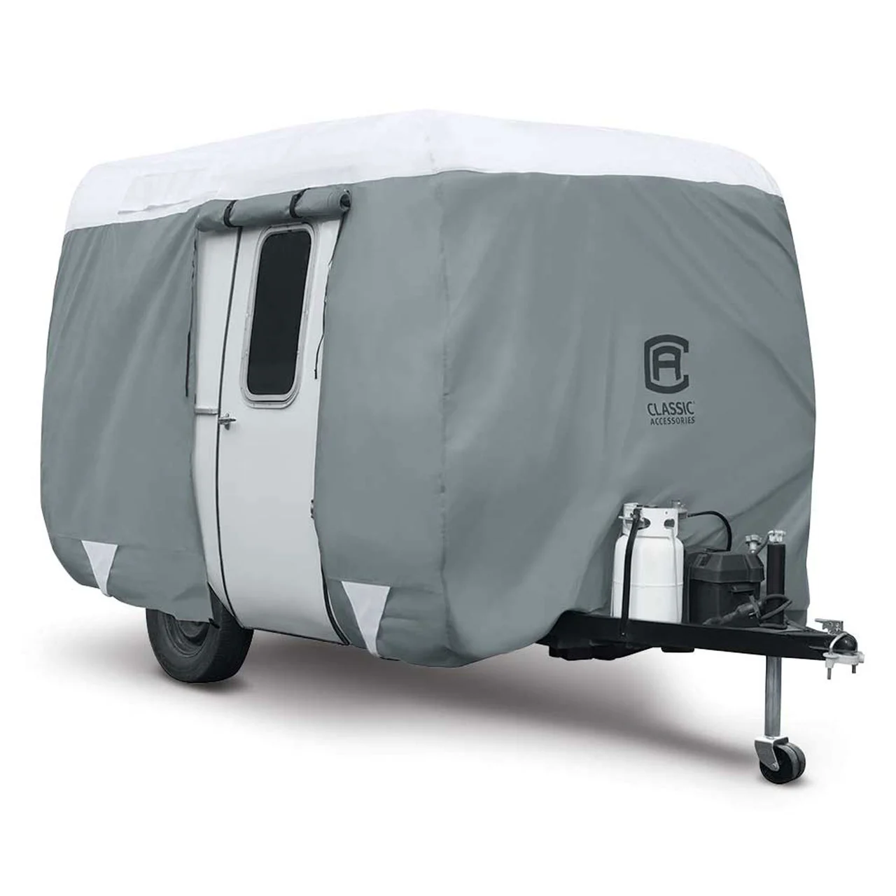 Classic Accessories 80-409-161001-rt Over Drive Polypro3 Molded Fiberglass Travel Trailer Cover - 13'1" To 16' - 80-409
