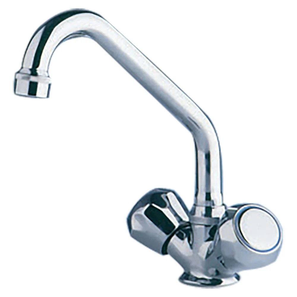 Scandvik Chrome Galley Mixer w/Swivel Spout – Boat Pump & Plumbing Part