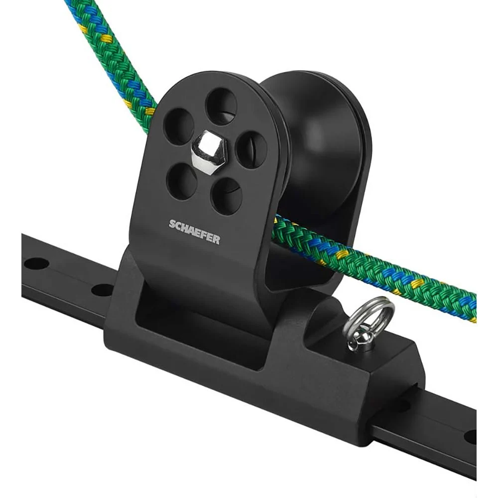 Schaefer Marine Schaefer Twin Sheet Block f/1-1/4" T-Track - Black