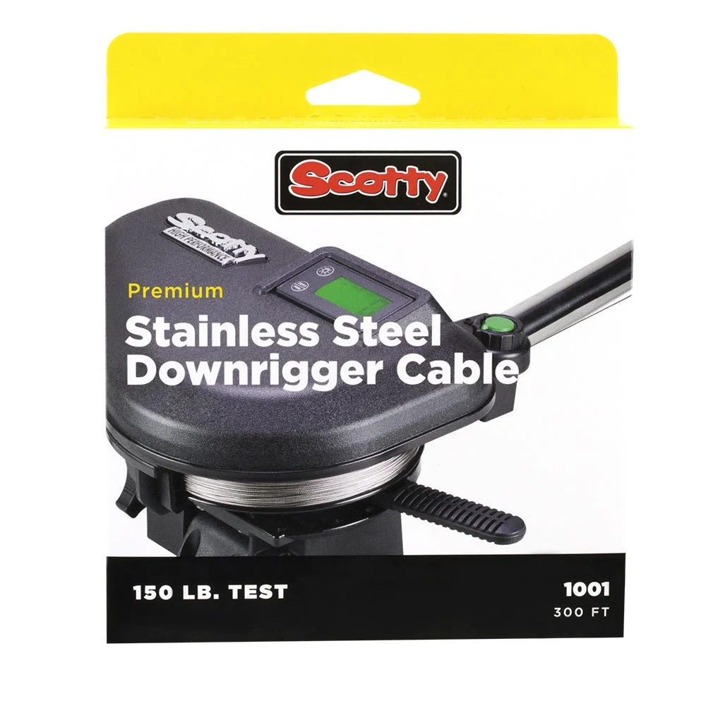 Scotty 200ft Premium Stainless Steel Replacement Cable – Marine Electrical Replacement Part