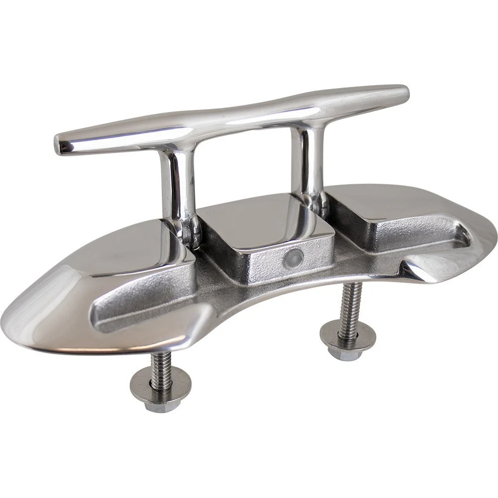 Sea-Dog Folding Stud Mount Cleat - 4-1/2" - Investment Cast 316 Stainless Steel – Marine Boat Replacement Part