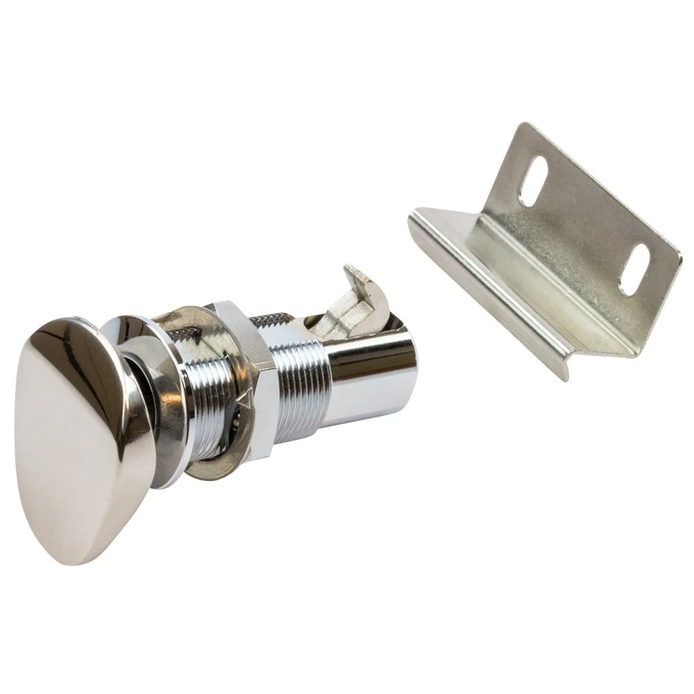 Sea-Dog Push Button Cabinet Latch - Oval – Marine Boat Replacement Part