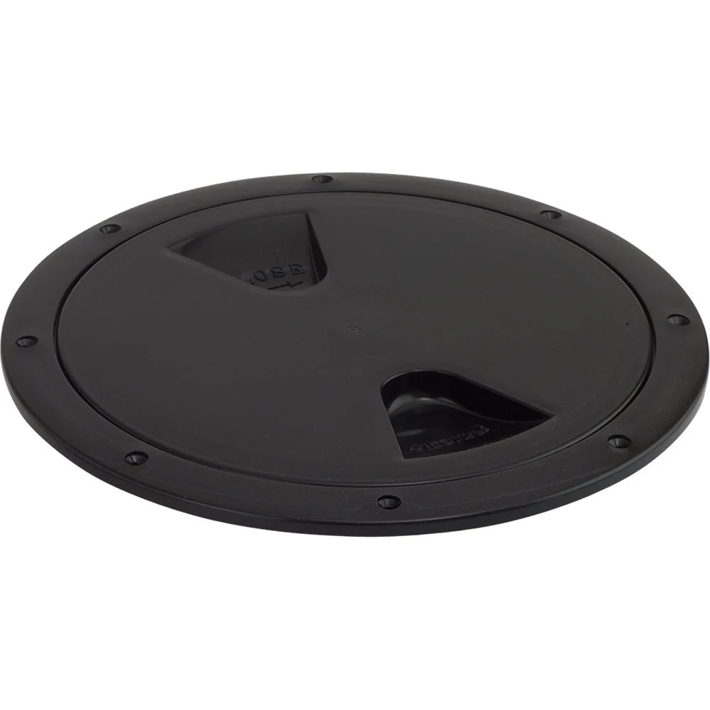Sea-Dog Screw-Out Deck Plate - Black - 5" – Marine Boat Replacement Part