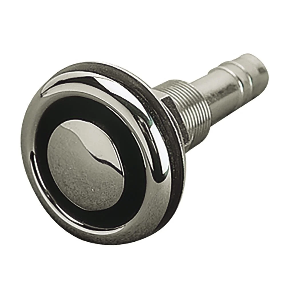 Sea-Dog Outboard Stainless Steel Flush Mount Gas Tank Vent 5/8" Hose - Straight