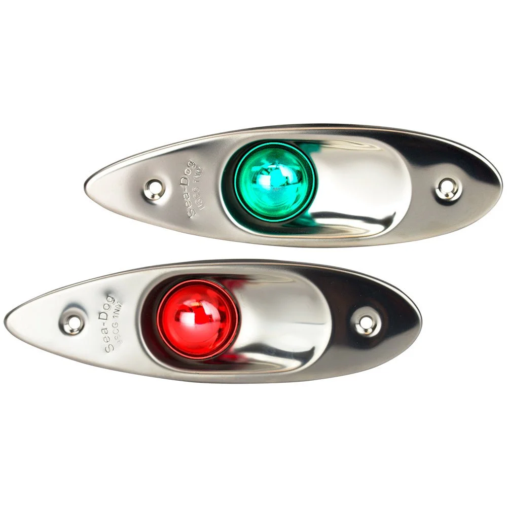 Sea-Dog Stainless Steel Flush Mount LED Side Lights – Marine Boat Replacement Part