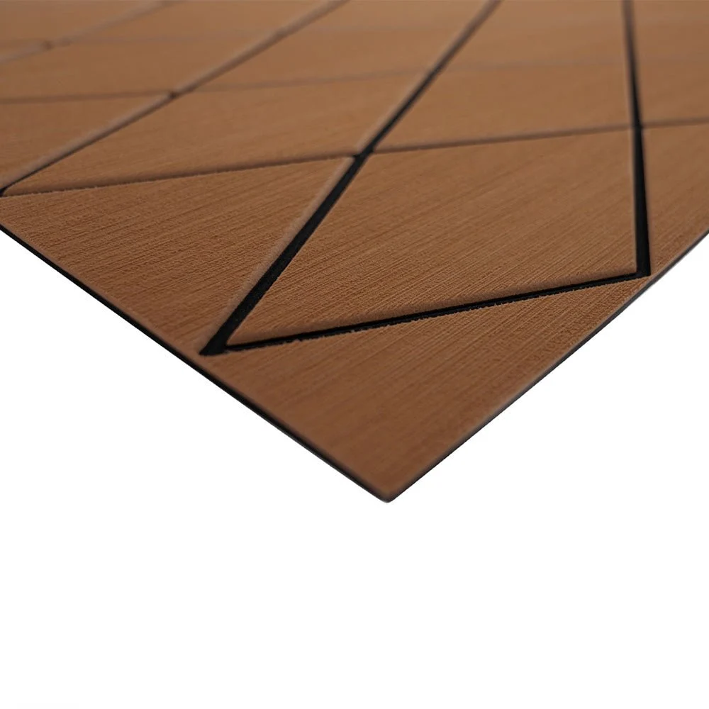 SeaDek 40" x 80" 6mm Two Color Diamond Full Sheet - Brushed Texture - Brown/Black (1016mm x 2032mm x 6 – Marine Boat Replacement Part
