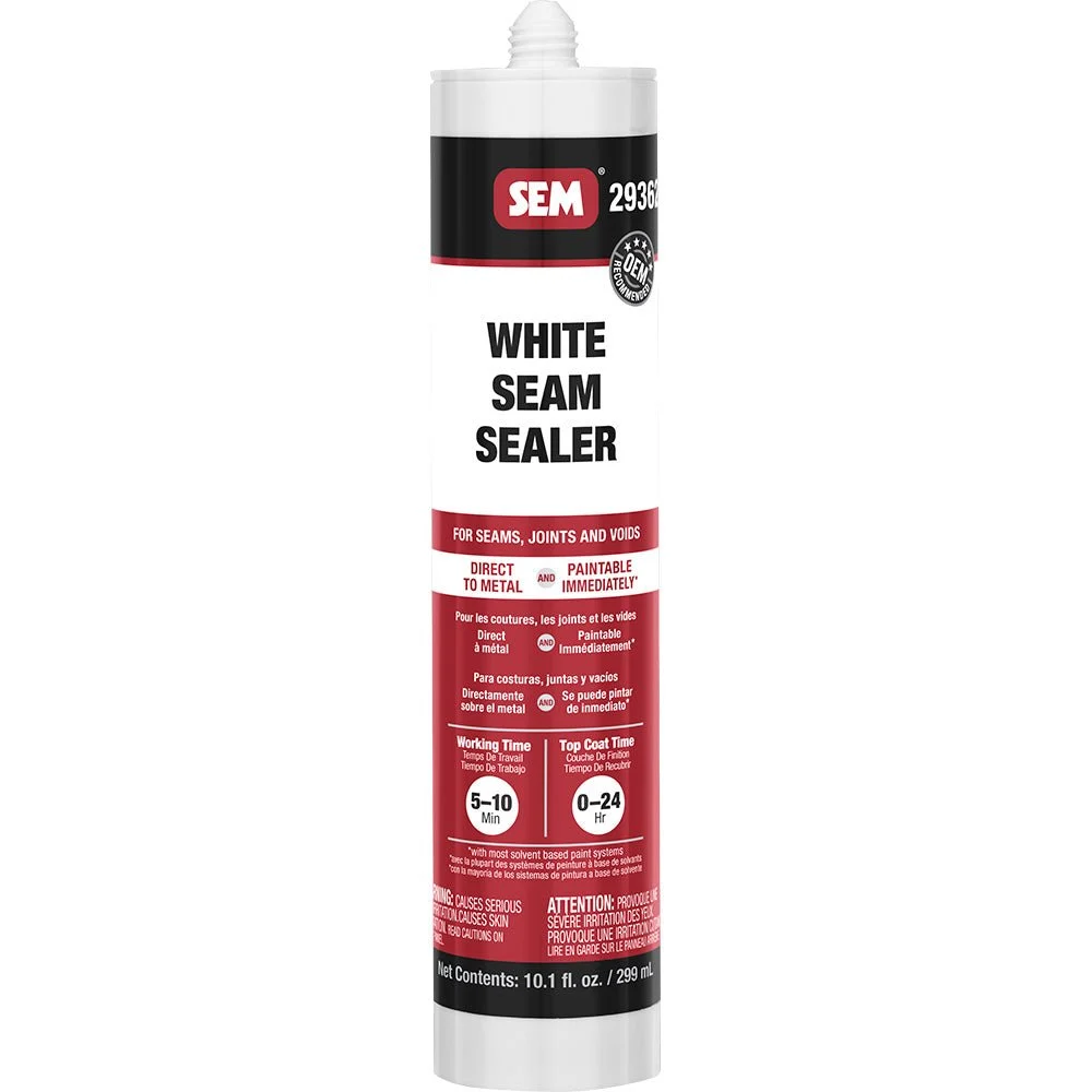 Sem 1K Seam Sealer - 10.1oz Tube - White – Marine Boat Replacement Part