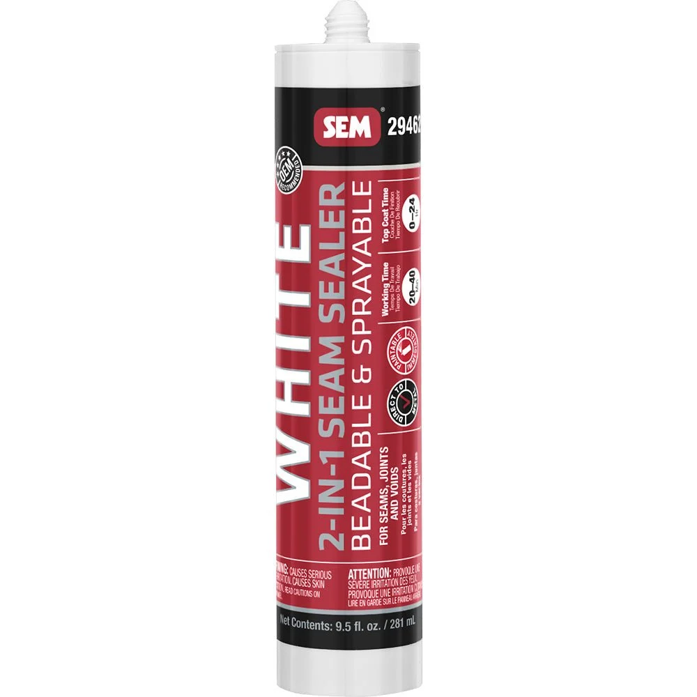 Sem 2-IN-1 Seam Sealer - 9.5oz Tube - White – Marine Boat Replacement Part