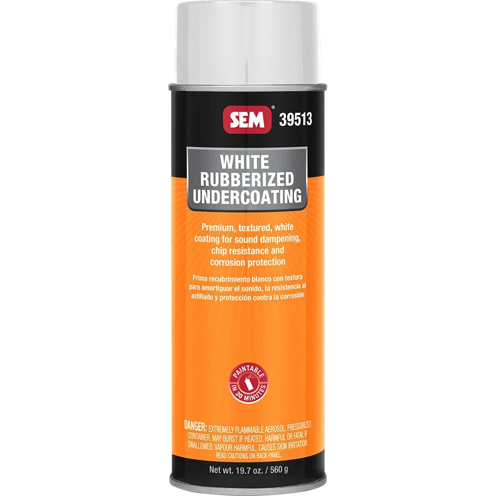 Sem Rubberized Undercoating - 24oz Aerosol Can - White – Marine Boat Replacement Part