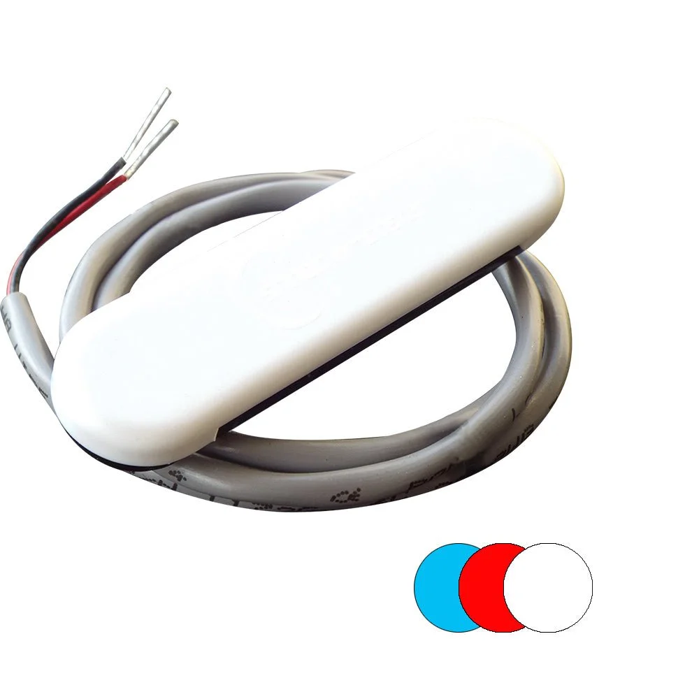 Shadow-Caster LED Lighting Shadow-Caster Multi-Color Courtesy Light w/2' Lead Wire White Abs Cover – Marine Electrical Replacement Part