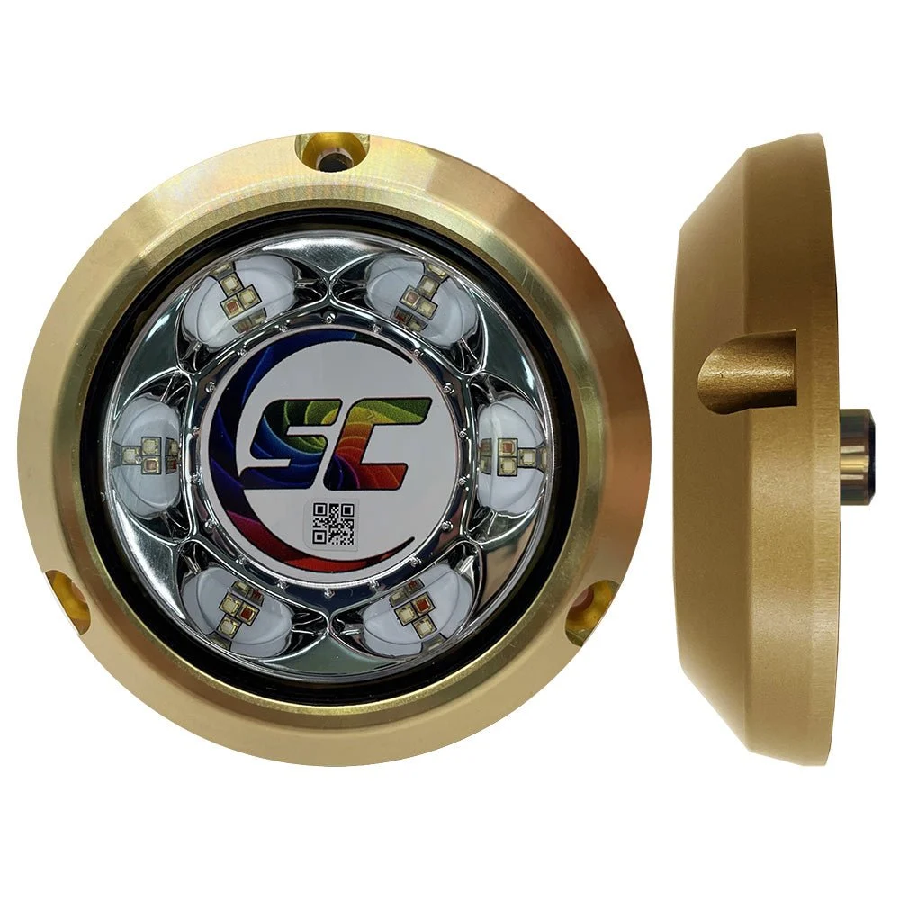 Shadow-Caster LED Lighting Shadow-Caster SC3 Series CC (Full Color Change) Bronze Surface Mount Underwater Light – Marine Electrical Replacement Part