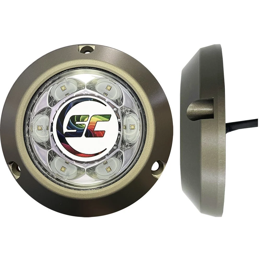 Shadow-Caster LED Lighting Shadow-Caster SC3 Series Underwater Light - Full-Color Change - 12-Color Standard or Unlimited – Marine Boat Replacement Pa