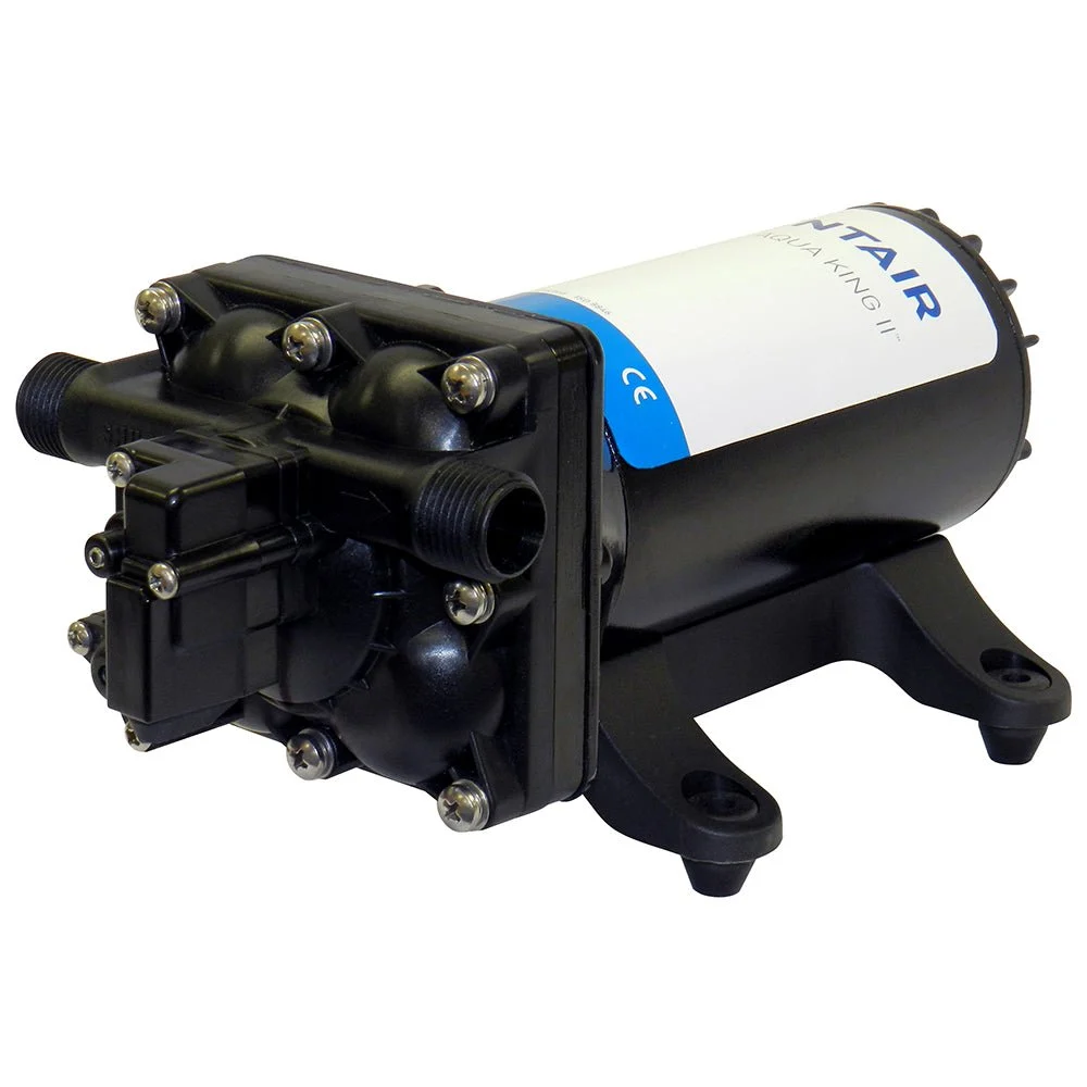 Shurflo by Pentair AQUA KING™ II Supreme 5.0 (24 VDC) Fresh Water Pump w/Strainer & Fittings – Marine Engine Cooling Replacement Part