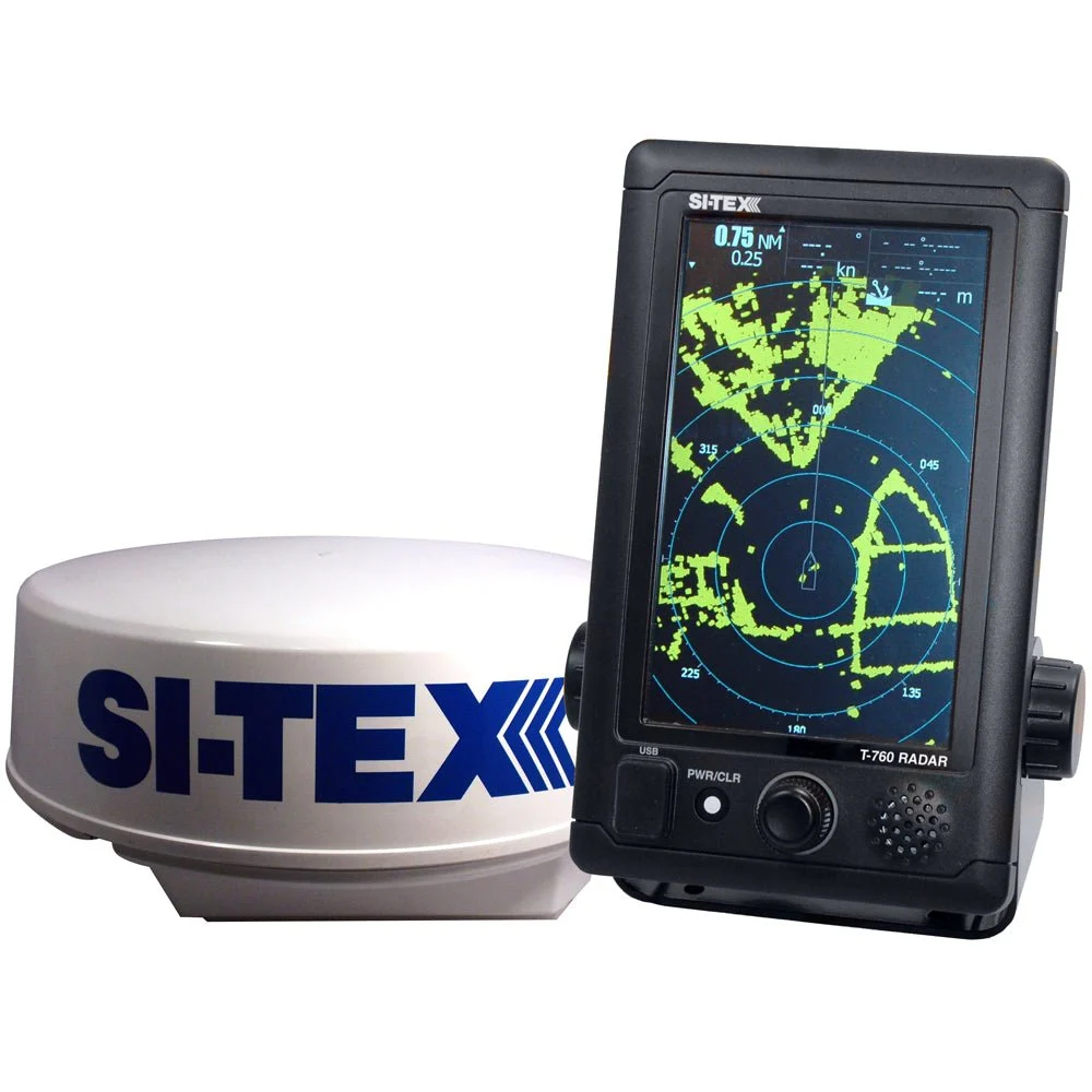 Si-Tex T-760 Compact Color Radar w/4kW 18" Dome - 7" Touchscreen – Marine Boat Replacement Part