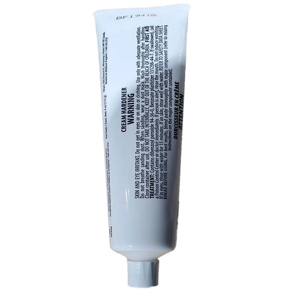 Sika BPO Cream Hardener White 4oz Tube Resin Required – Marine Boat Replacement Part