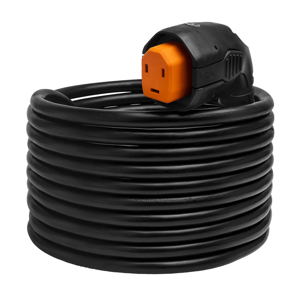 SmartPlug 30 AMP Angled RV Dual Configuration Cordset - 30' – Marine Boat Replacement Part