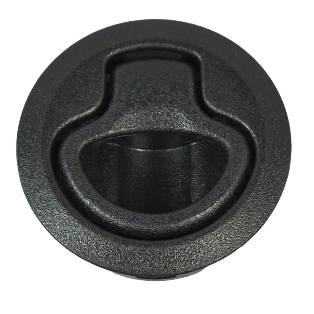 Southco Flush Pull Latch - Push To Close - Medium - Black – Marine Boat Replacement Part