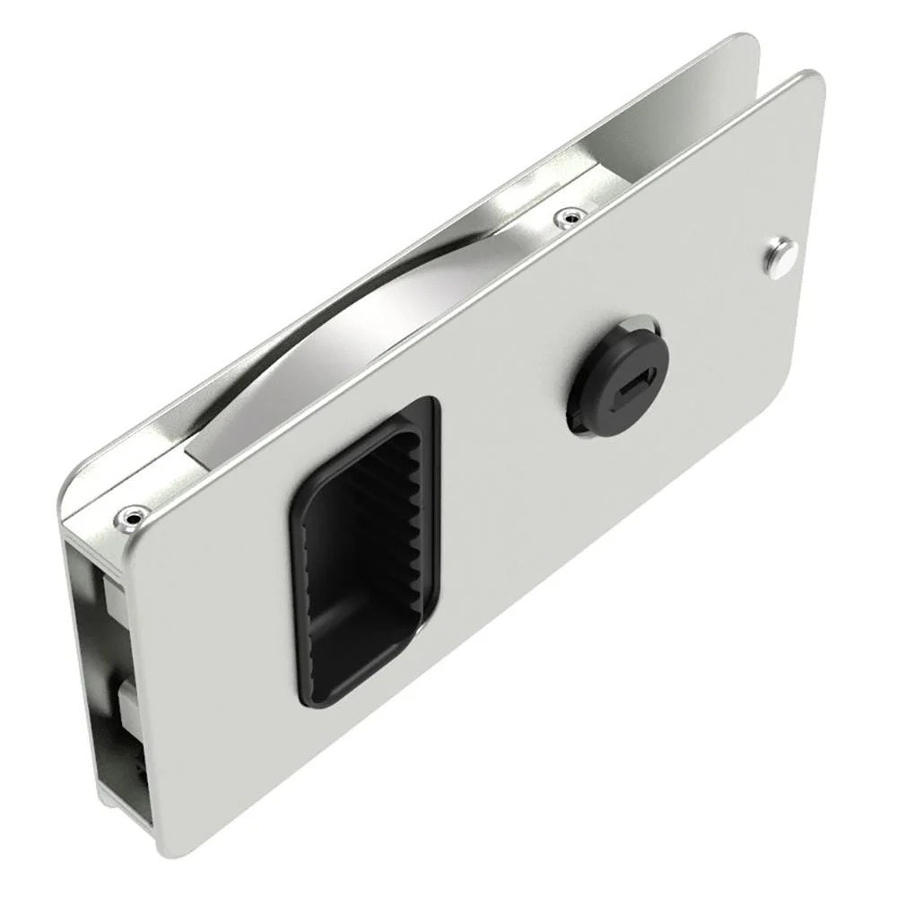 Southco Flush Sliding Door Latch - Square - Aluminum – Marine Boat Replacement Part
