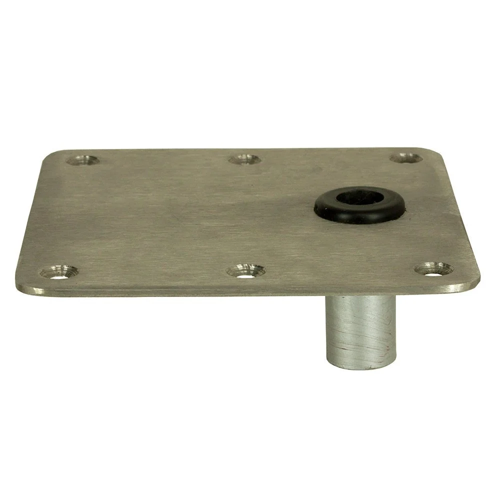 Springfield Marine Springfield KingPin™ 7" x 7" Offset - Stainless Steel - Square Base (Standard)