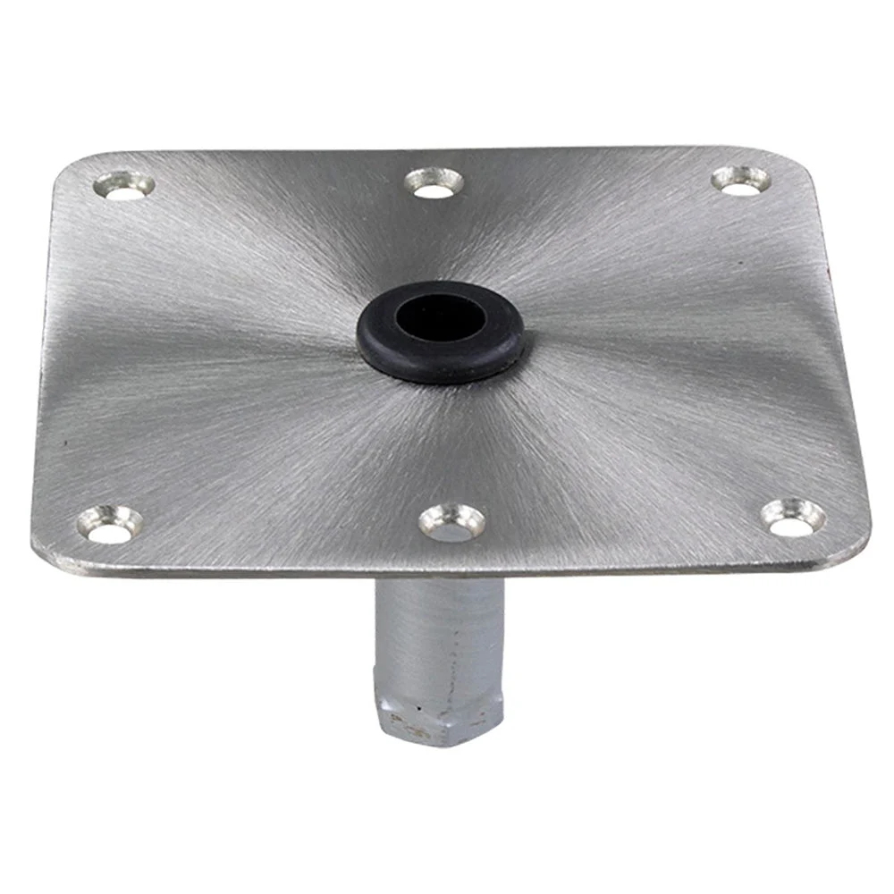Springfield Marine Springfield KingPin™ 7" x 7" Stainless Steel Square Base (Threaded)