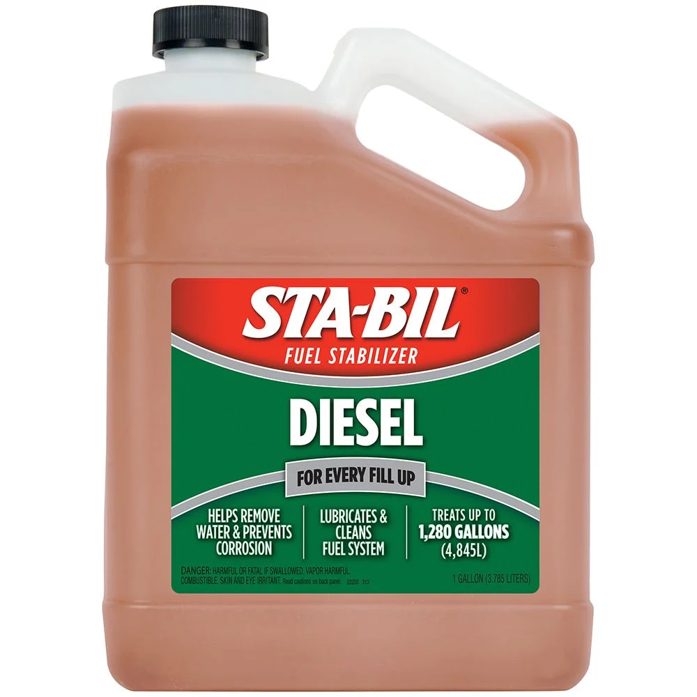 Sta-Bil Diesel Formula Fuel Stabilizer & Performance Improver - 1 Gallon – Marine Fuel System Replacement Part