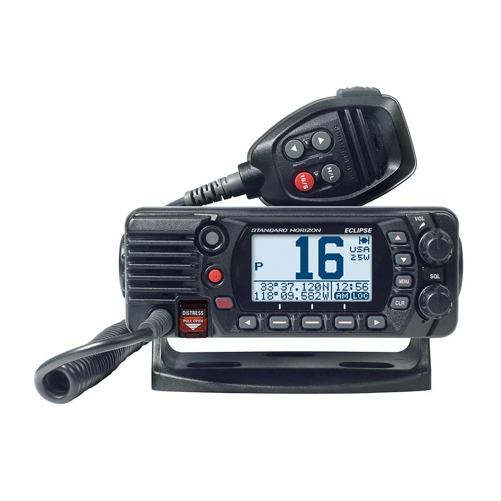 Standard Horizon GX1410B Eclipse Series 25W Fixed Mount VHF - Black – Marine Boat Replacement Part