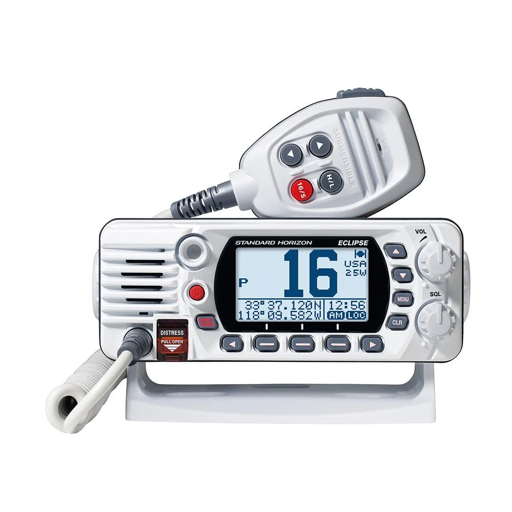 Standard Horizon GX1410GW Eclipse Series 25W Fixed Mount VHF/GPS - White – Marine Boat Replacement Part