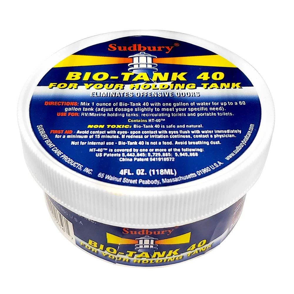 Sudbury Bio-Tank 40 Holding Tank Treatment - 4oz – Marine Boat Replacement Part