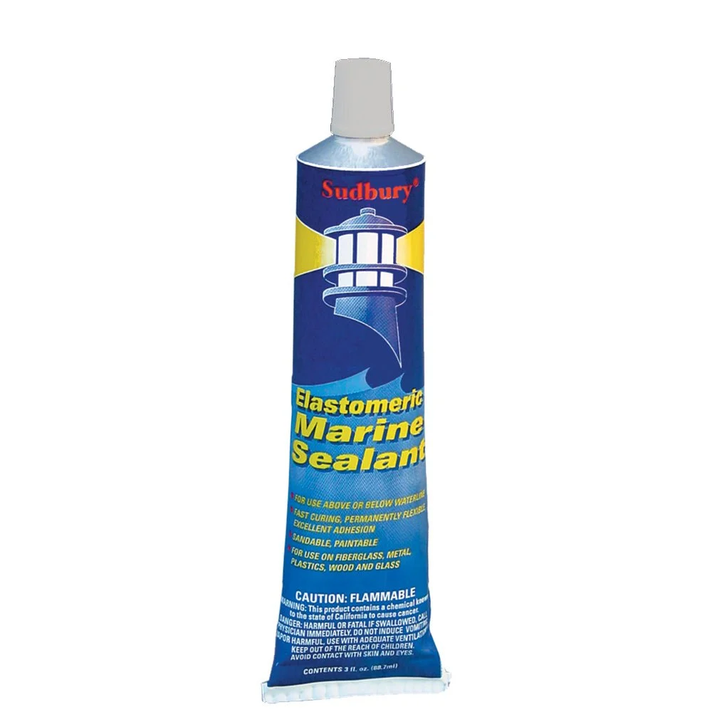 Sudbury Elastomeric 3 oz (89ml) Sealant Tube - Clear – Marine Boat Replacement Part