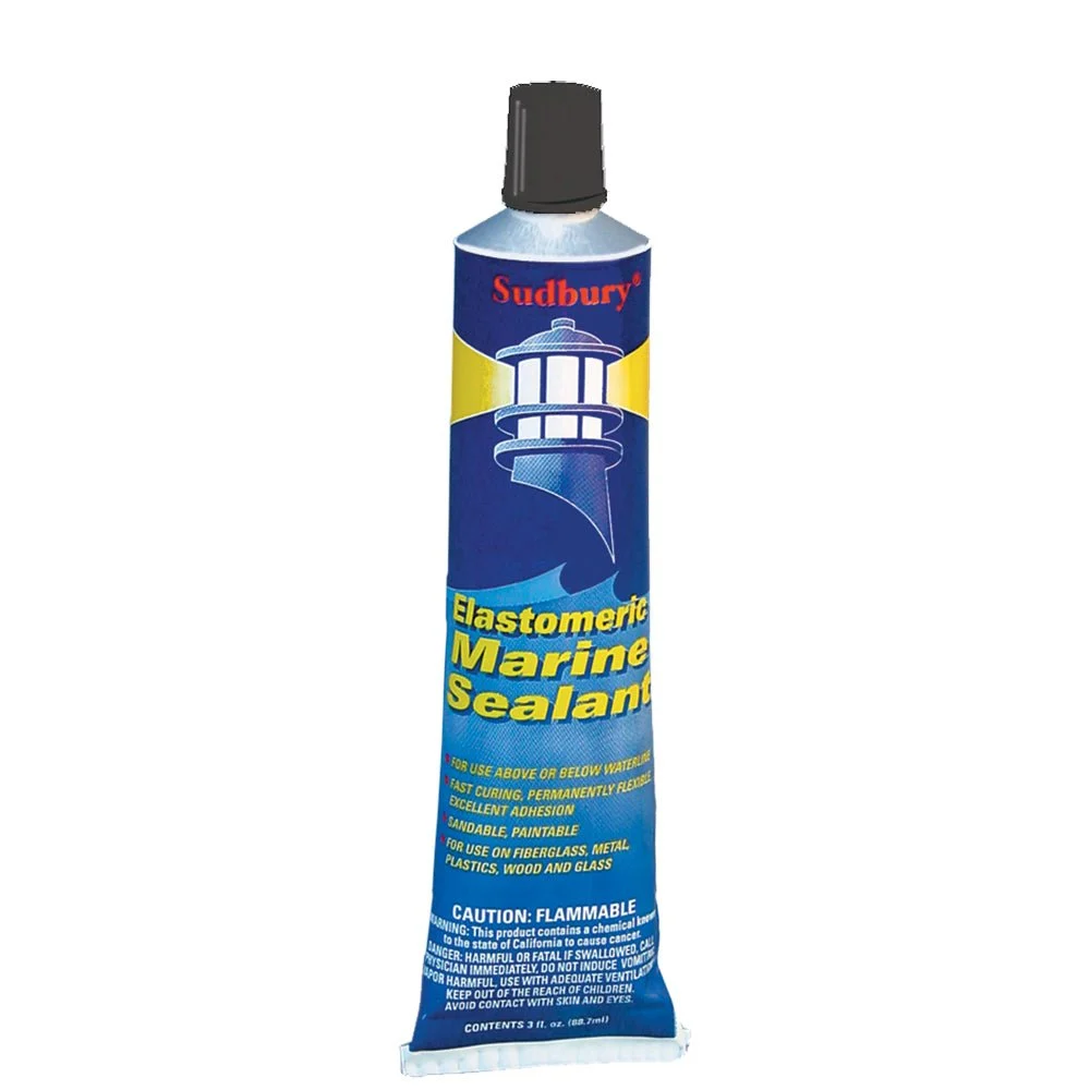 Sudbury Elastometric 3 oz (89ml) Sealant Tube - Black – Marine Boat Replacement Part