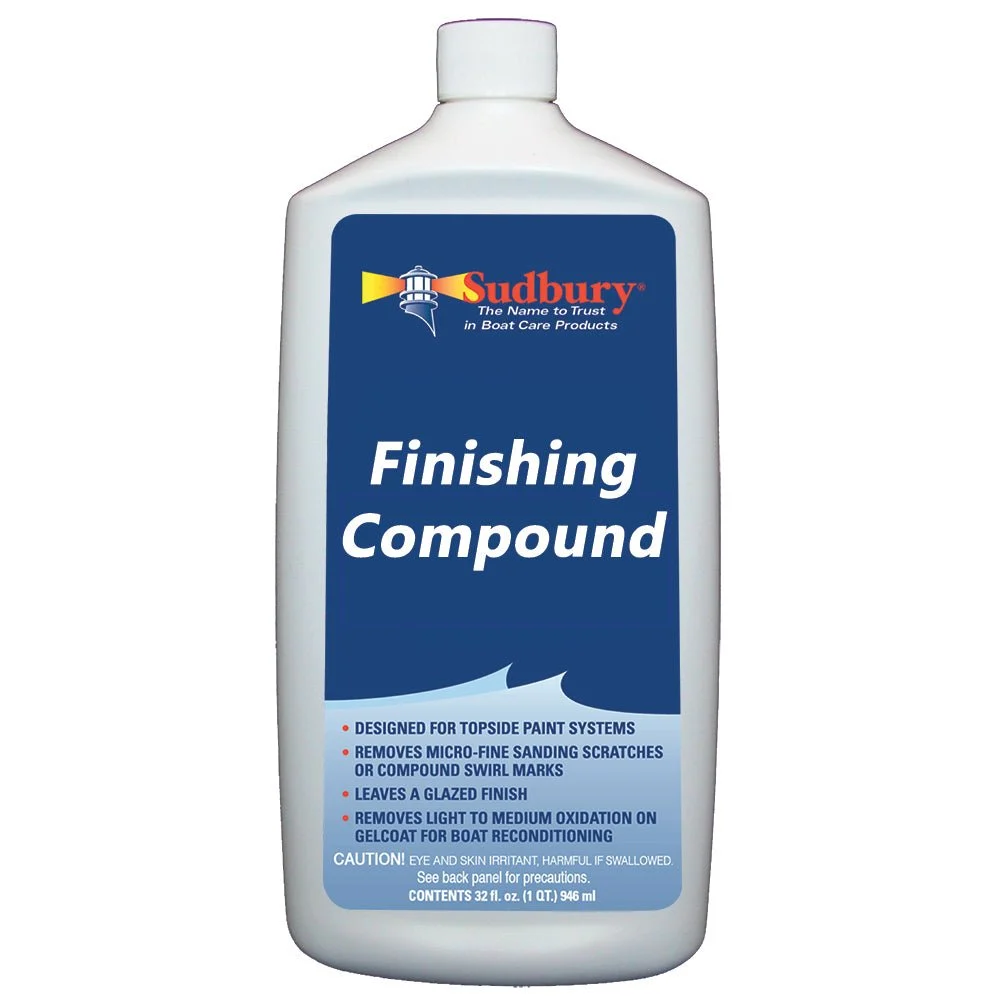 Sudbury Finishing Compound - 32oz Liquid – Marine Boat Replacement Part