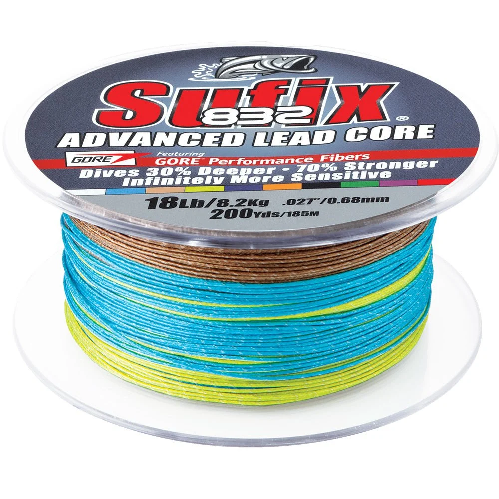 Sufix 832 Advanced Lead Core - 12lb - 10-Color Metered - 200 yds – Marine Electrical Replacement Part