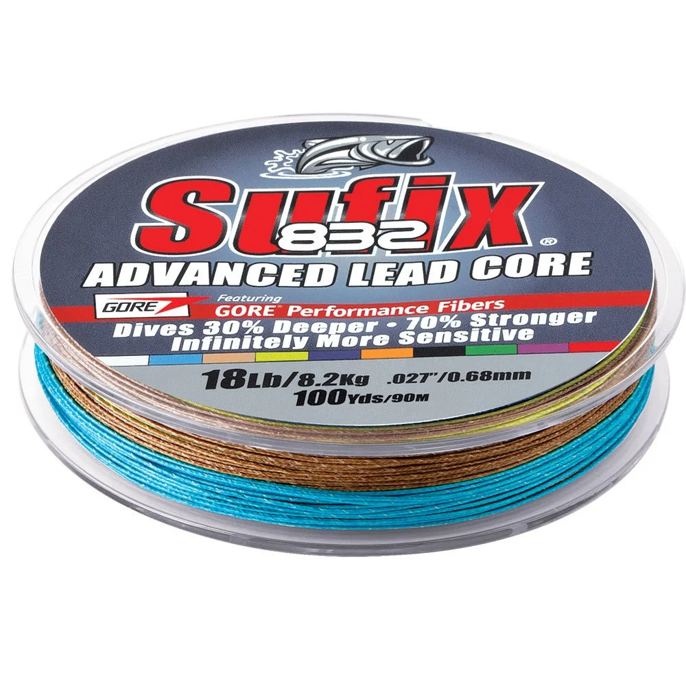 Sufix 832 Advanced Lead Core - 18lb - 10-Color Metered - 100 yds – Marine Electrical Replacement Part