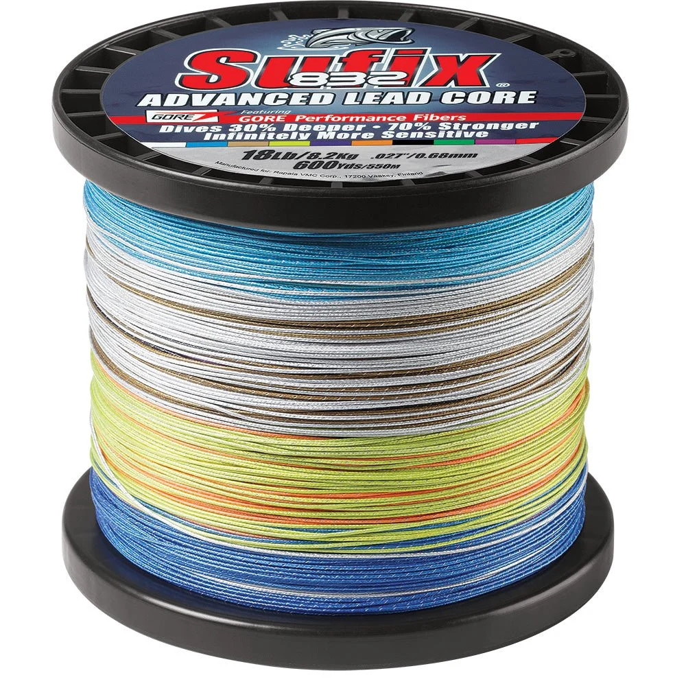 Sufix 832 Advanced Lead Core - 18lb - 10-Color Metered - 600 yds – Marine Electrical Replacement Part