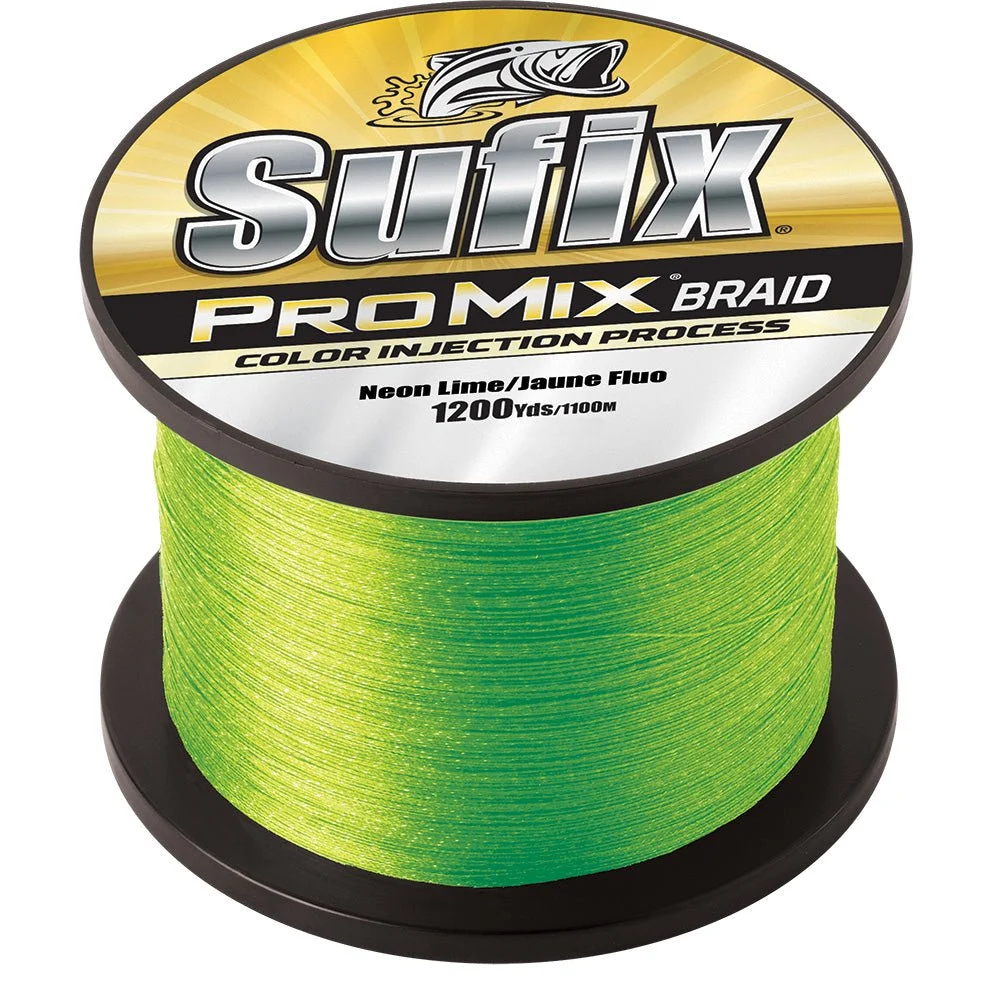 Sufix ProMix® Braid - 40lb - Neon Lime - 1200 yds – Marine Boat Replacement Part