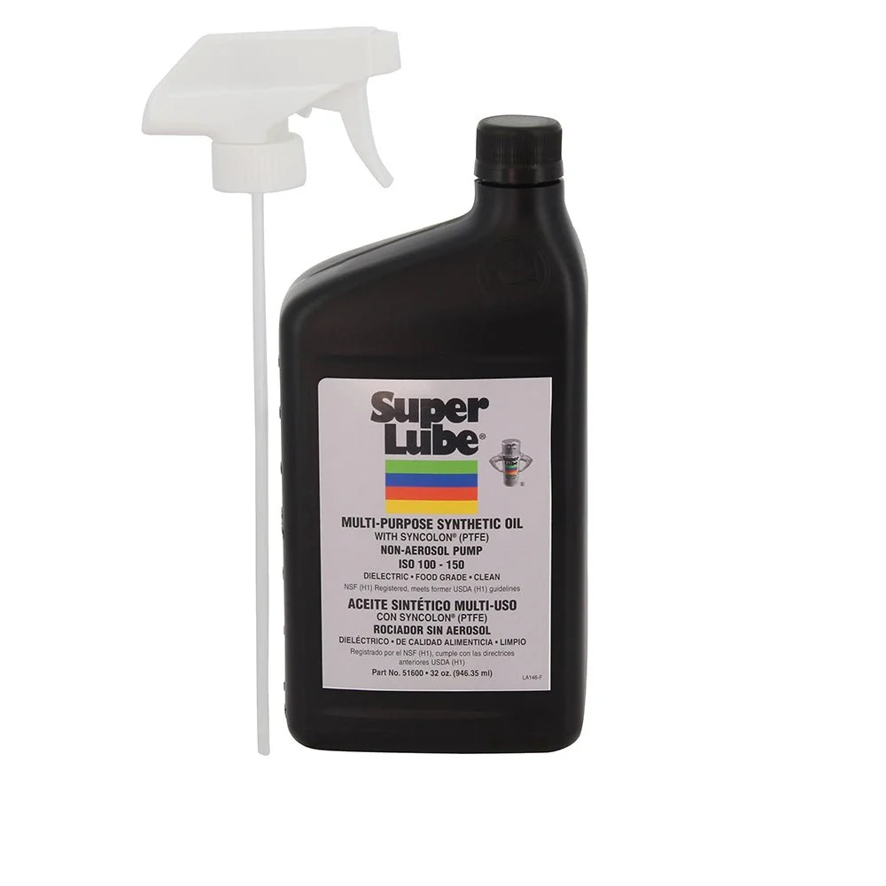 Super Lube Food Grade Synthetic Oil - 1qt Trigger Sprayer – Marine Boat Replacement Part