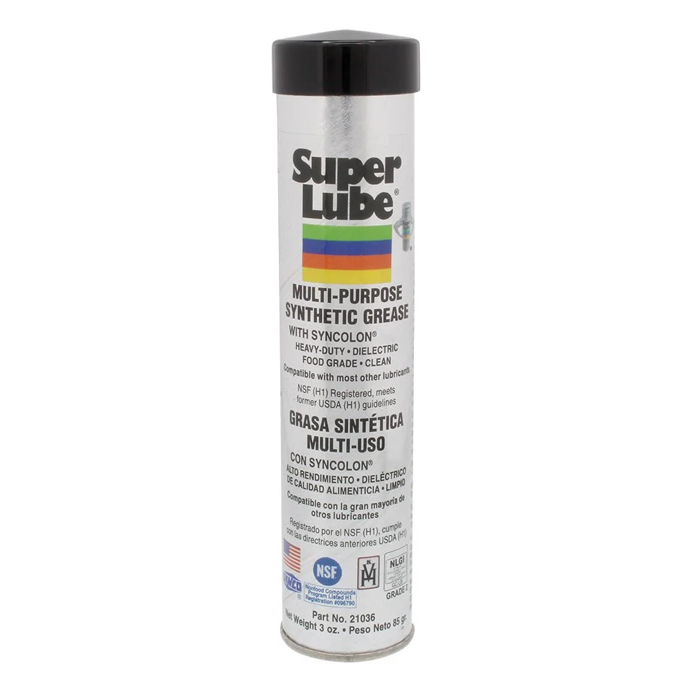 Super Lube Multi-Purpose Synthetic Grease w/Syncolon® - 3oz Cartridge – Marine Boat Replacement Part